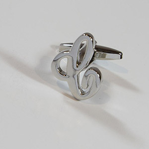 Gemelli Cufflink Letter C 100% Ottone